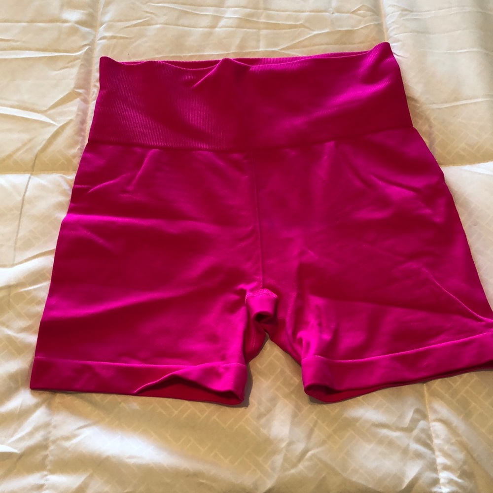 Zyia Pink Hustle Shorts